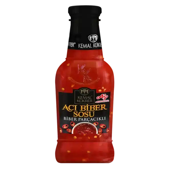 Kemal Kükrer Biber Parçacıklı Acı Biber Sosu 250ml