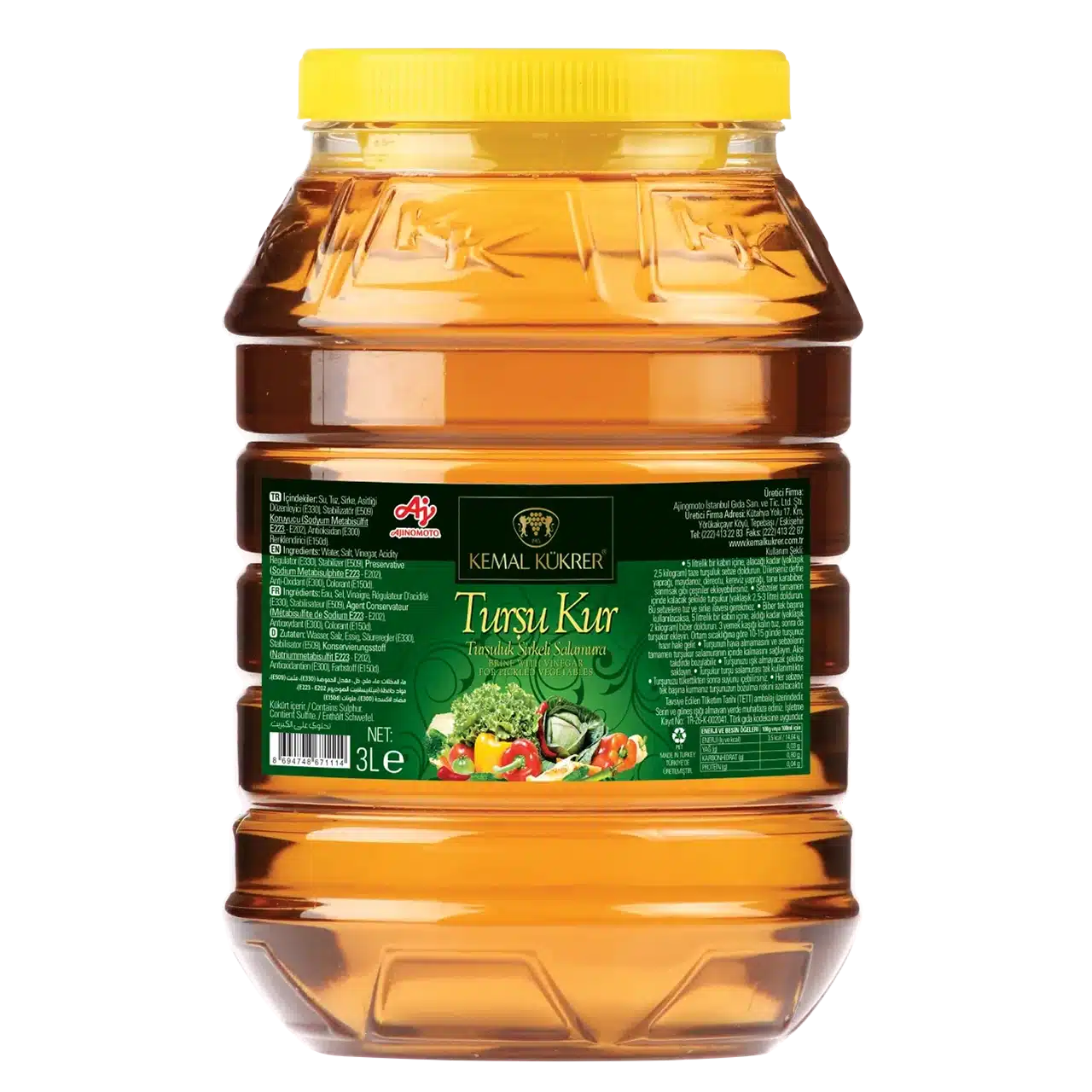 Kemal Kükrer Turşukur 3 lt