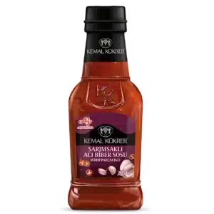 Kemal Kükrer Sarımsaklı Biber Parçacıklı Acı Biber Sosu 250ml